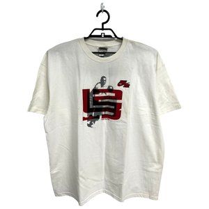 Vintage NIKE Air Men's White T- Shirt Ohio Player King James white size XXL